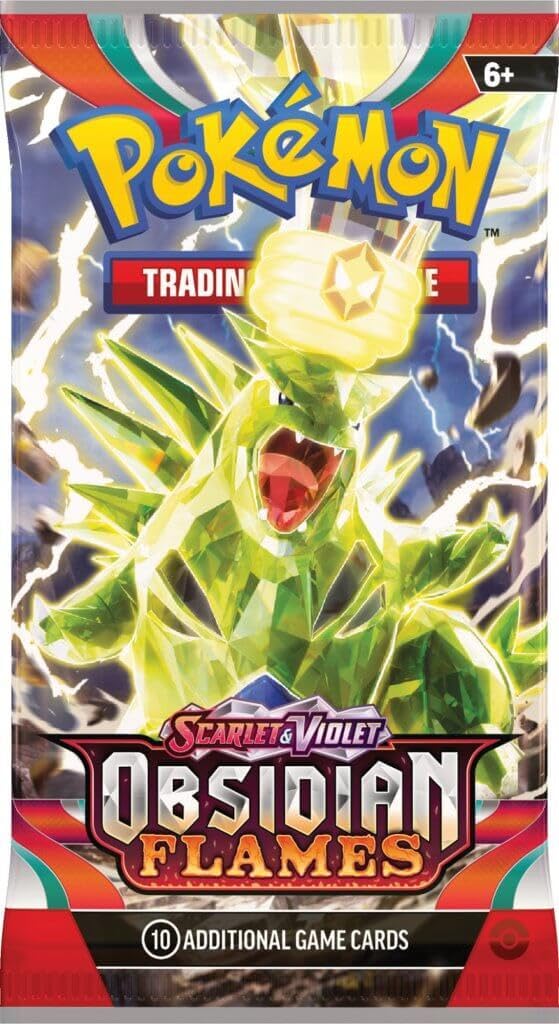 Pokemon Scarlet & Violet Obsidian Flames Booster Pack | Tyranitar Pokemon Scarlet & Violet Obsidian Flames Booster Pack | Tyranitar