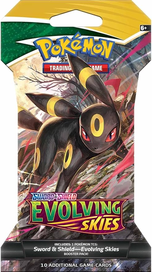 pokemon green wing booster box Pokemon TCG Evolving Skies Booster Pack Sword & Shield
