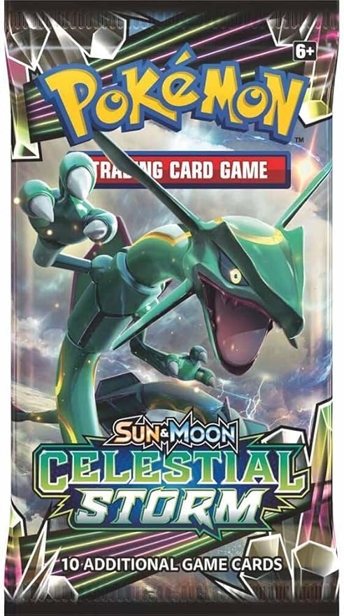 pokemon booster box celestial storm Pack Style:09 one piece card display Included also are a Leyline of Vitality